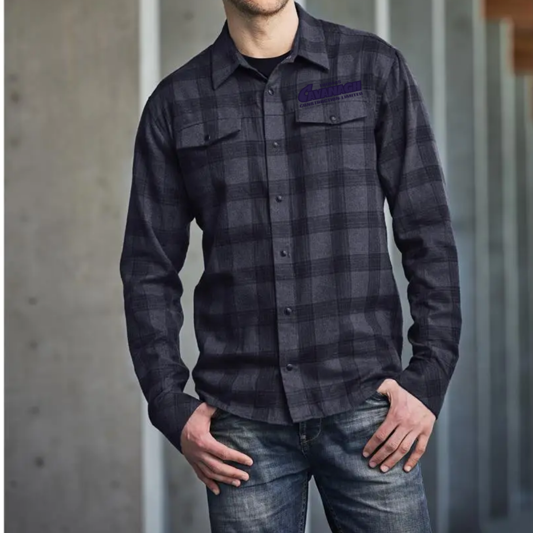 Men's Stormtech Plaid Snap Front Shirt