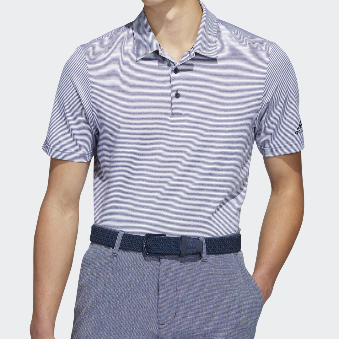 Adidas Ottoman Pencil Stripe Polo