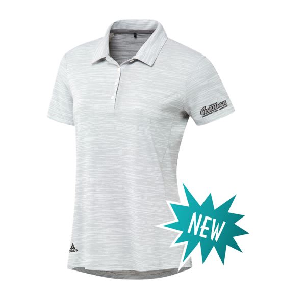 ADIDAS Women's Spacedye Short Sleeve Polo