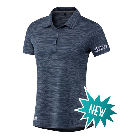 ADIDAS Women's Spacedye Short Sleeve Polo