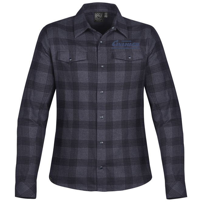 Ladies Stormtech Plaid Snap front Shirt