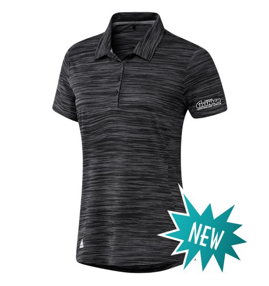 ADIDAS Women's Spacedye Short Sleeve Polo