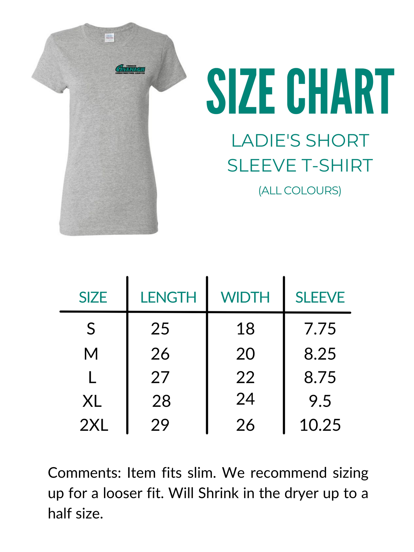 Ladies Short Sleeve T-Shirt