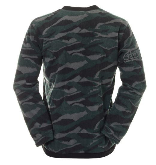 ADIDAS Texture-Print Crew Fleece