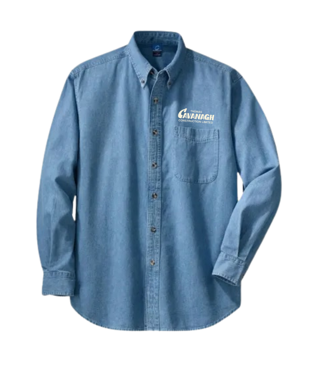 Vintage Look Men`s Denim Long Sleeve