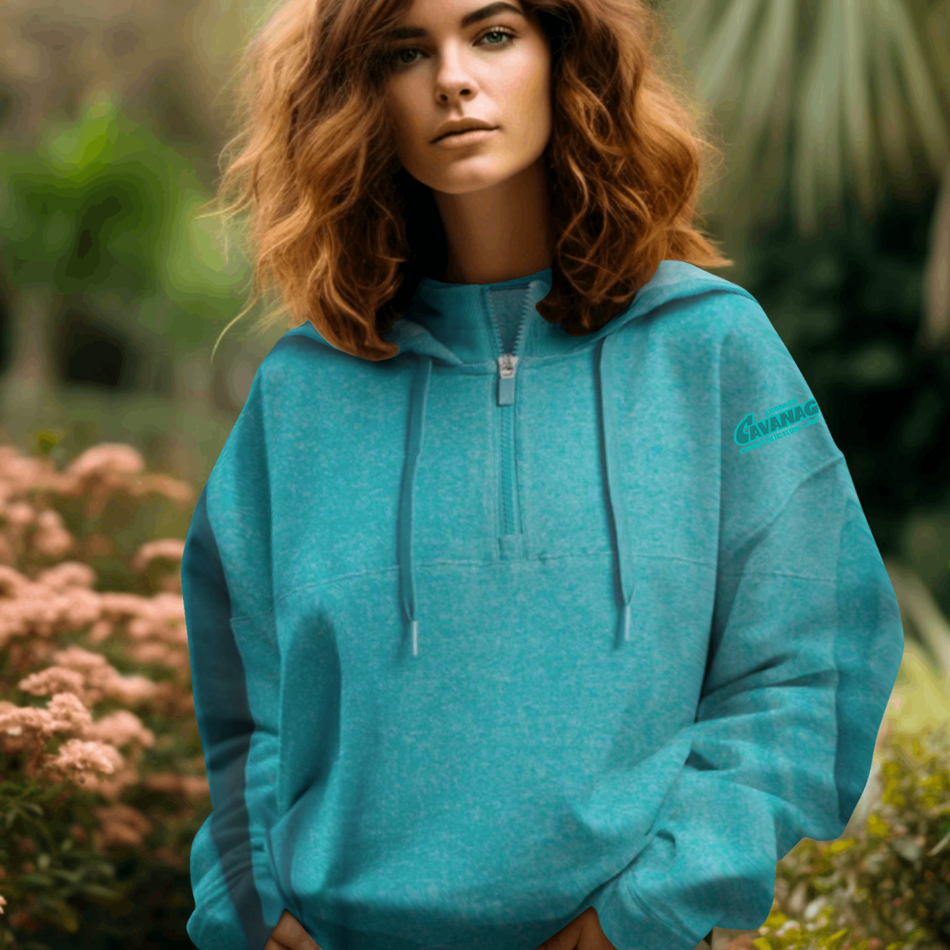 Adidas unisex quarter zip hoodie
